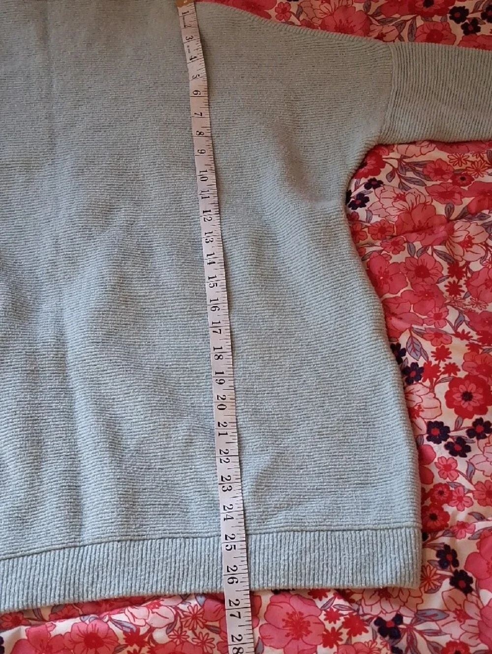 Free People Pale Blue Ribbed Ottoman Turtleneck Sweater Tunic Mini Dress